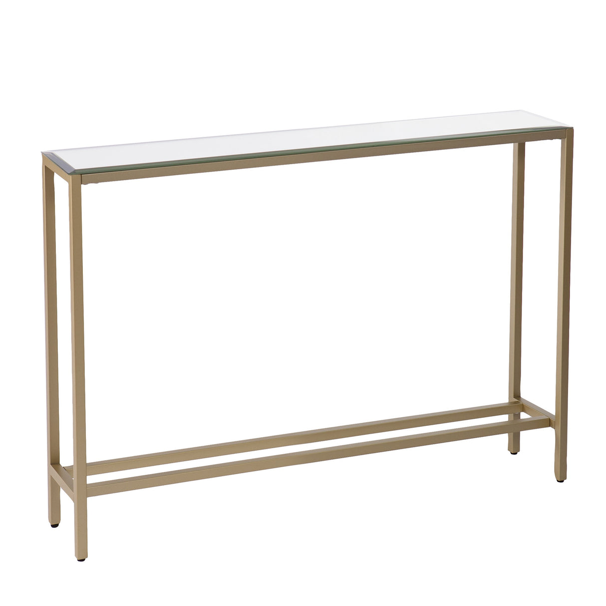 SEI Furniture Southern Enterprises Darrin Narrow Console Table, 36" W, Metallic gold, AMZ7929MC SEI Furniture