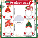 4 Pcs Christmas Fence Peeker Decoration Garden Yard Decorations Xmas Outdoor Garden Fence Sign Ornament Christmas Peeker Art for Holiday Patio Home Decor(Novel Style) Amyhill