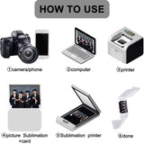 Sintege 6 Pieces Sublimation Blank Satin Sash, Plain Sashes Party Accessory for Graduation Wedding Party and DIY, Design Your Sash Sintege