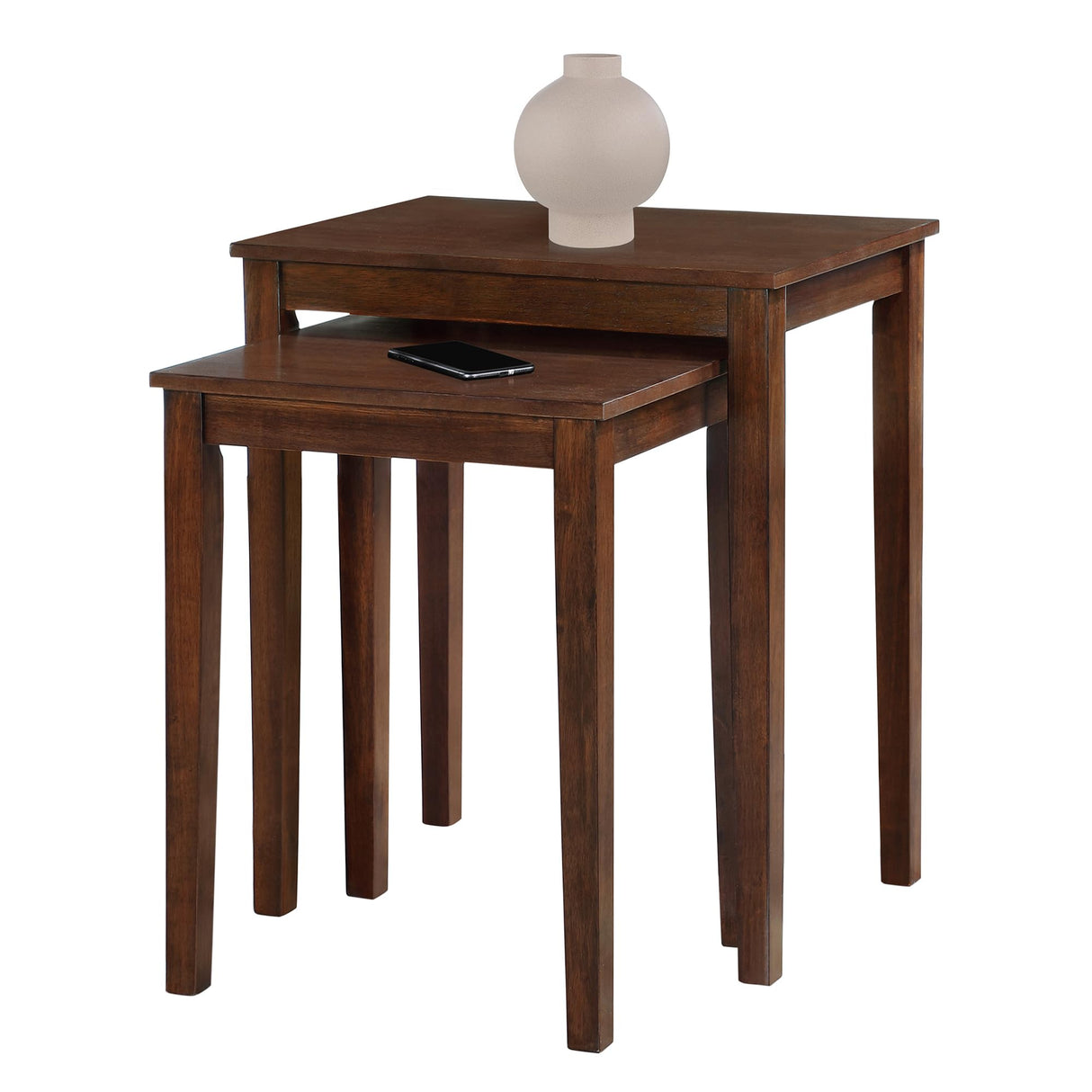 Convenience Concepts American Heritage Nesting End Tables, Espresso Convenience Concepts