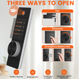 53.15" Wall Safe Between the Studs, In Wall Gun Safe, Digital Hidden Gun Cabinet with Gun Rack & Adjustable Shelves, Gun Safes & Cabinets with Dual Alarm System & Mute Mode(Black-Digital) Luzfuego