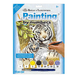Royal & Langnickel Junior Small Paint by Number Kit 8-3/4"X11-3/4-White Tiger Pair Royal & Langnickel