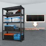 PACHIRA E-Commerce 72" Garage Shelving Heavy Duty, Wide Size Storage Shelves 5-Tier Large Metal Shelving Unit Adjustable Utility Rack for Garage, Pantry, 39.4" W x 17.7" D x 72" H PACHIRA E-Commerce