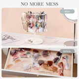 ProCase Sunglasses Organizer Glasses Holder Eyeglasses Stand, Upgraded Large Capacity Sunglass Storage with Metal Frame and Base, Eyewear Display Rack for Tabletop, Up to 15 Pairs -Black ProCase