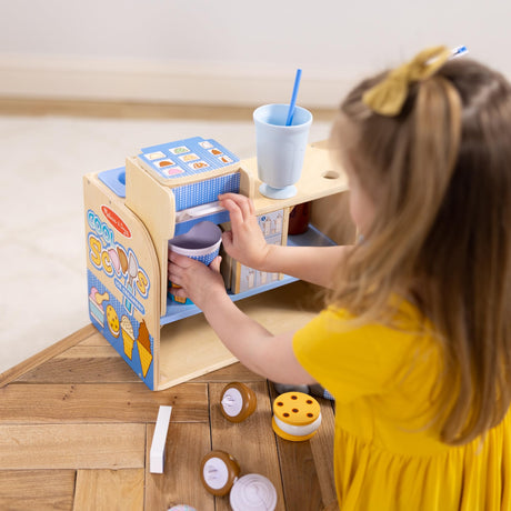 Melissa & Doug Wooden Cool Scoops Ice Creamery Play Food Toy - FSC Certified Melissa & Doug