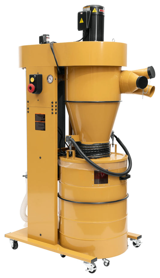 Powermatic Cyclone Dust Collector, 1-Micron HEPA Filter, 3 HP, 230V 1Ph (Model PM2200HK) - WoodArtSupply