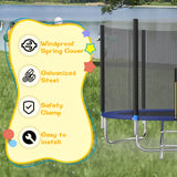 Tranpoline 8FT 10FT 12FT 14FT 16T Tranpoline for Adults/Kids with Safety Enclosure -Recreational Tranpolines with Ladder and Basketball Hoop-Outdoor Tranpoline for Kids,Capacity 300-1000lbs… SENCHO GINSYTALIOR