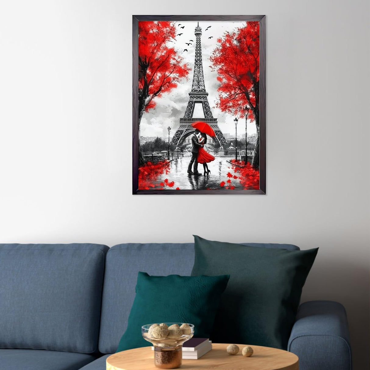 CEOVR Eiffel Tower Diamond Art Kits for Adults, Paris Lovers 5D DIY Full Drill Diamond Painting Dots Gem Art, Adult Crafts Kits Arts and Crafts, Wall Decor for Home Office 12x16in CEOVR