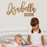 Baby Boy Decor for Nursery - Personalized Wood Name Sign - Nursery Name Sign - Custom with First and Middle Name - Wooden Name Signs - Baby Gifts - Yippee Daisy