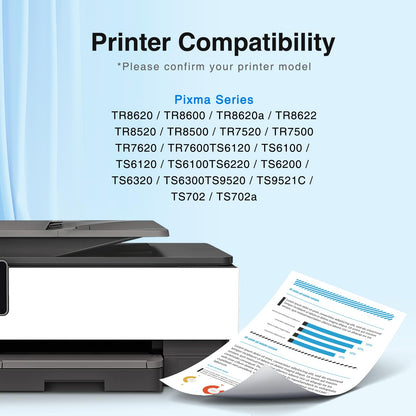 PGI-280XXL CLI-281XXL Compatible Replacement for Canon 280 and 281 Ink Cartridges for Canon TR8620a Ink Cartridges TR8520 Ink TR8620 TR7520 TS6320 TS6120 TS9120 TS8500 TR8600 TS9521C Printer, 5-Pack