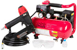 3PLUS HCB050401 18-Gauge Brad Nailer and Quiet Air Compressor Combo kit 3PLUS