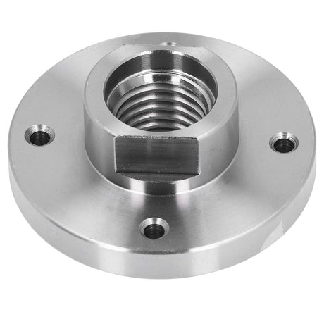 Lufodon High Quality 3in Alloy Steel Wood Lathe Faceplate with 4 Screw Holes Compatible for 1in X 8TPI Spindle for Precise Woodworking Projects Lufodon