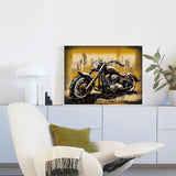 IPISSOI Diamond Art Kits Motorcycle Diamond Art DIY Full Drill 5D Diamond Art Round Gemstone Crystal Motorcycle Diamond Art Kit for Room Wall Decor 12x16in/30x40cm IPISSOI