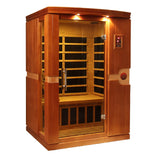 Dynamic Saunas Venice 2-Person Low EMF (Under 8 MG) FAR Infrared Sauna, Curb Side Delivery New DYNAMIC SAUNAS