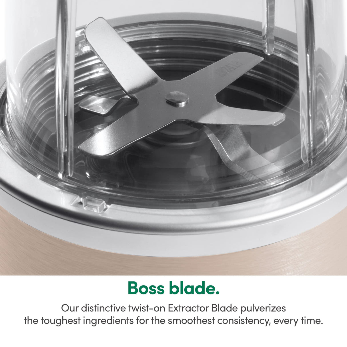 nutribullet Pro 900 Watt Personal Blender - 13-Piece High-Speed Blender/Mixer System, Champagne NutriBullet