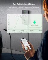 Autel Home Level 2 EV Charger up to 50Amp, 240V, Indoor/Outdoor Car Charging Station, Wi-Fi and Bluetooth Enabled EVSE, Flexible 25-Foot Cable,Hardwired, Dark Gray Autel