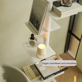 9-Tier Spine Bookshelf, Metal Bookcase, Vertical Spine Book Tower, Tall Narrow Ladder Book Shelf, Corner Shelf for Small Space, Multipurpose Storage Rack Display Book Shelf for Home Office(White) LYXYJRYBHD