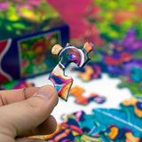 Springbok Spring Fever 500 Piece Jigsaw Puzzle for Adults - Colorful Butterfly and Flowers - Relaxing Puzzle with Unique Precision Fit Pieces - Finished Size 20" x 20" Springbok