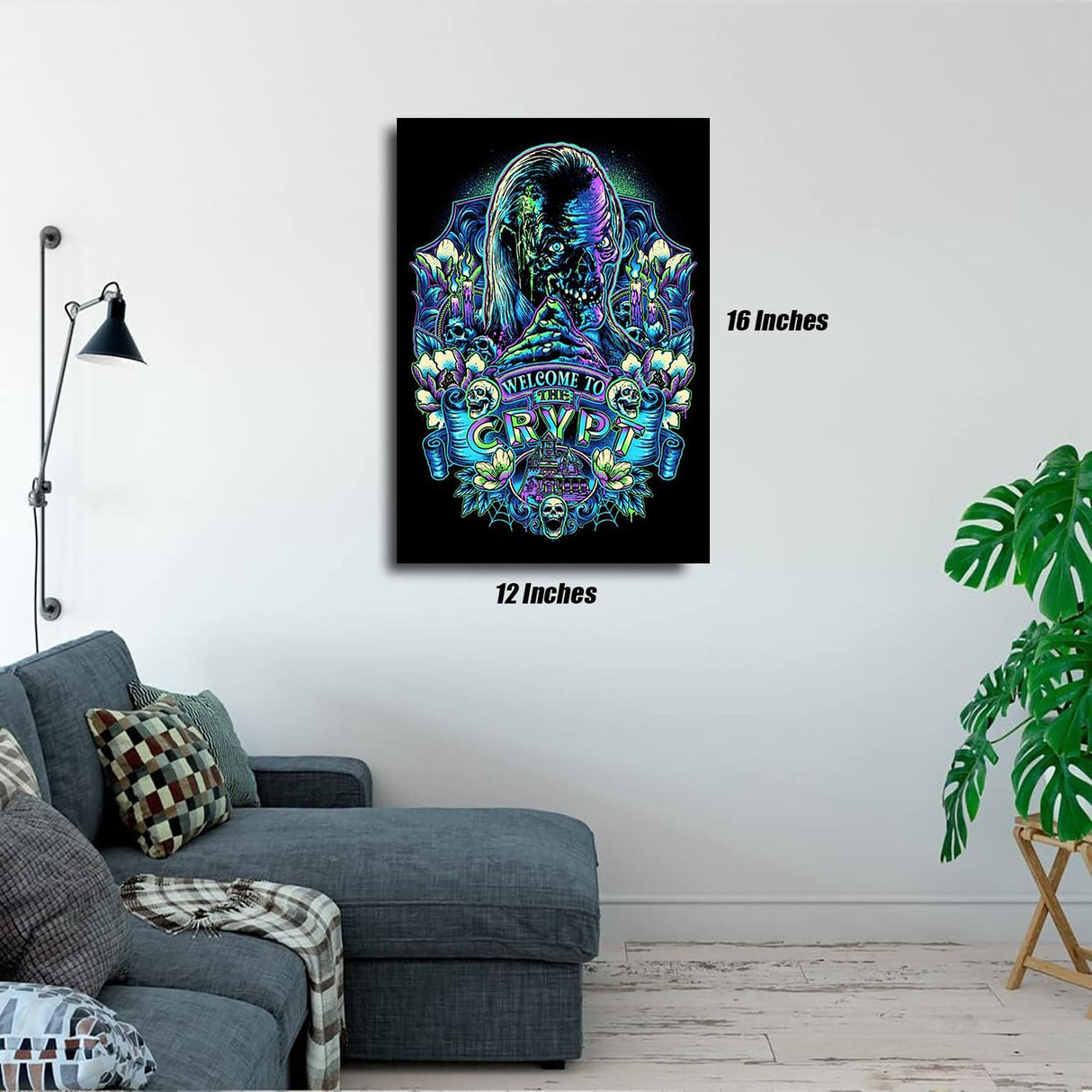 HUANNY Diamond Painting Horror Movie Diamond Art, 5D Full Drill Cross Stitch Embroidery Kits HUANNY