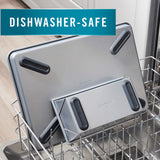 Calphalon Nonstick Bakeware Set, 6-Piece Set Includes Cookie Sheet, Cake, Brownie, Loaf, and Muffin Pans, Dishwasher Safe, Silver Calphalon