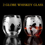 Whiskey Decanter Sets for Men, Whiskey Decanter Globe Set with 2 Etched Globe Whisky Glasses for Liquor, Bourbon, Cocktails, Vodka, Scotch liquor decanter Sets for Men - 850ml VI AI