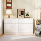 OtterOasis White Wood Dresser for Bedroom, 3 Drawer Dresser for Clothes Storage, Modern Dressers with Wide Drawers, Wide Wooden Chest Drawers for Living Room, Entryway, TV Stand OtterOasis