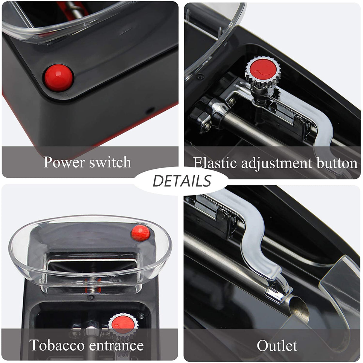 NEWTRY Cigarette Rolling Machine, Electric Automatic Injector for Tobacco NEWTRY