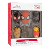 Hallmark Marvel Super Heroes Mini Christmas Tree Topper and Ornaments, Set of 5 Hallmark