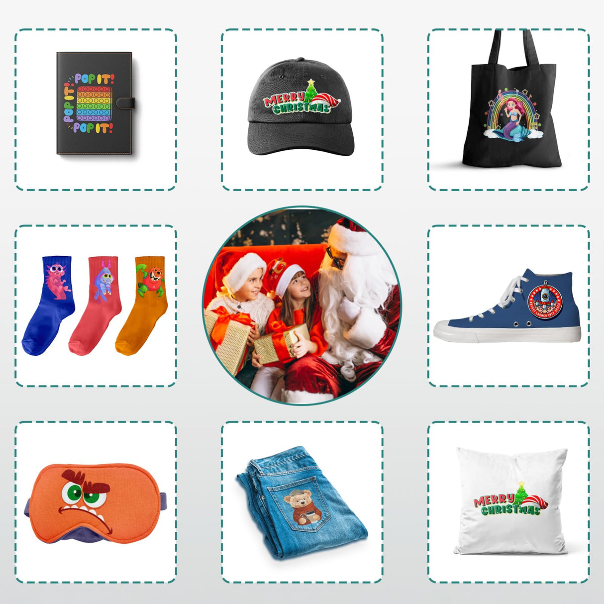 DTF Transfer Film, 50 Sheets 8.5"*11" DTF Paper with Smart Printing Pad for All Sublimation&DTF Printers,DTF Film for Sublimation Hack,Upgraded Premium Direct to Film for All Fabrics KASYU