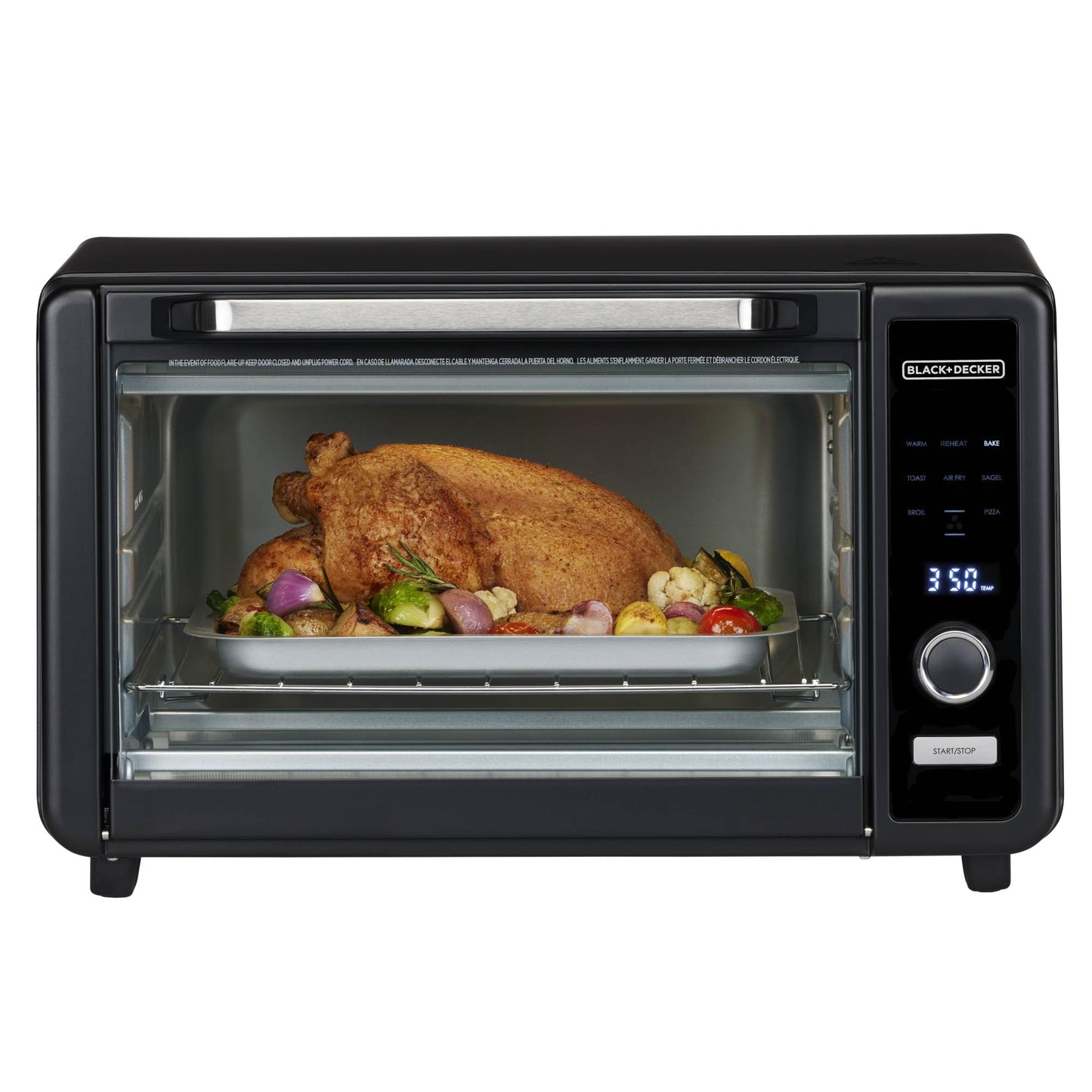 BLACK+DECKER Crisp 'N Bake™ 6-Slice Digital Air Fry Toaster Oven