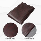 GSE 12' Heavy-Duty Leatherette Shuffleboard Table Cover for Shuffleboard Table Accessories(Brown) GSE Games & Sports Expert