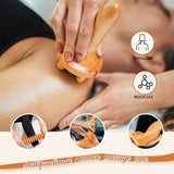 pumedic Wood Therapy Massage Tools 16-in-1 Lymphatic Drainage Massager Maderoterapia Kit Therapy Tools for Body Sculpting Muscle Pain Relief Lymphatic Drainage Women Face Wood Roller Massager Tools pumedic