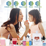 JCOOS Lip Gloss Making Kit - DIY Lip Gloss Set for Women & Teens, Gift for Her Jcoos