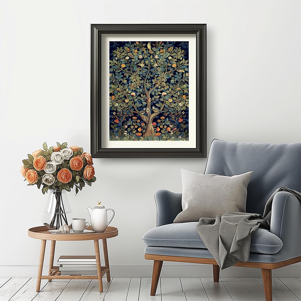 Natuyalo Paint by Numbers Kit for Adults, Paint by Numbers for Beginner Tree, Paint by Number for Adults, Plant DIY Paint by Number for Gift Home Wall Decor 16x20 Inch Natuyalo