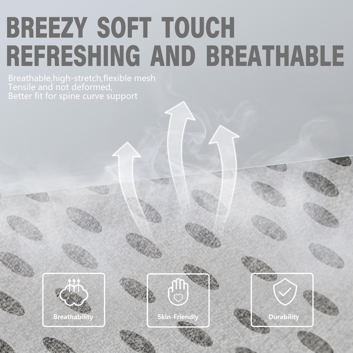 Dowinx Gaming Chair Fabric with Pocket Spring Cushion, Massage Game Chair Cloth with Headrest, Ergonomic Computer Chair with Footrest 290LBS, Pink and Grey Dowinx