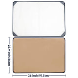 Tektalk Jigsaw Puzzle Board with Puzzle Dustproof Cover Up to 1500 Pieces (Khaki) Tektalk