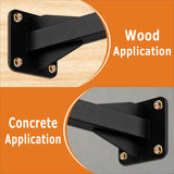 YZZHAJ Heavy Punching Bag Wall Mount Hanger,Heavy-Duty Boxing Bag Bracket,Punching Bag Mount Stand for Muay Thai and MMA Training, 360 Rotation Swivel Hook Matte Black YZZHAJ