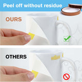 A-SUB Heat Resistant Tape for Sublimation,No Residue 2 Rolls 10mmX33m 108FT,Heat Transfer High Temperature Tape for Heat Press A-SUB