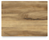 Signature Design by Ashley Bermacy Casual 2-Drawer Nightstand with Straight Legs, 24.37" Tall, Light Brown Signature Design by Ashley