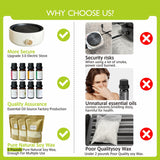 PICASORT Candle Making kit with Hot Plate - Complete Candle Making Kit/Supplies, Soy Wax,Hot Plate,Wax Melting Pot & More - DIY Crafts for Adult/Women/Beginner/Kids PICASORT