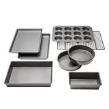 Chicago Metallic Professional Non-Stick 8-Piece Bakeware Set, Silver Chicago Metallic