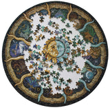Moruska 500 Piece Puzzles for Adults- Zodiac Constellation Puzzle- Round Mandala Astrology Jigsaw Puzzle Cool and Challanege Moruska