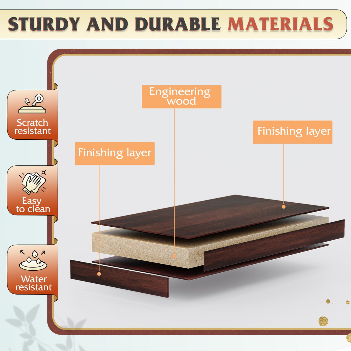 WLIVE Wood Dresser with 6 Drawer, Wide Chest of Drawers for Bedroom, Long Nightstand with Drawers, Modern Large Storage Tower Unit, Closet Store Organizer for Living Room, Hallway, Brown WLIVE