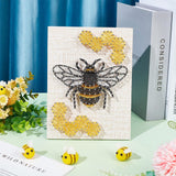 WEBBEDY 3D String Art Kit DIY Bee String Arts and Craft Kits for Adults Beginners Include All Necessary Accessories and Wooden Frame, Home Wall Decorations Unique Gift WEBEEDY