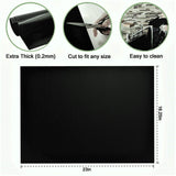 3 Pack Non-Stick Heavy Duty Oven Liners Set for Bottom of Electric Oven by Grill Magic - Thick, Heat Resistant Fiberglass Mat - Easy to Clean, Reduce Spills, Stuck Foods & Clean Up - BPA Free Grill Magic