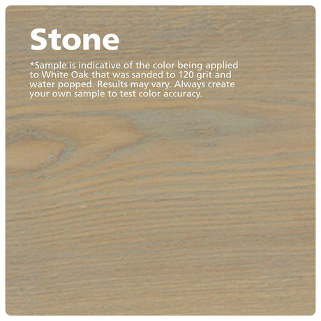 Rubio Monocoat Wood Stain & Finish 65 ft² - Stone | Oil Plus 2C | Quick-Dry, Eco-Friendly Linseed Wood Oil for Indoor Use, Includes Accelerator (Part B) | Protector | 130 ml Rubio Monocoat