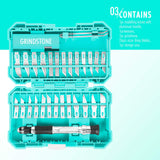 FantastiCAR 29pcs Craft Knife, Precision Cutter Hobby Knife Blades Set for Art Work, Scrapbooking, Stencil, Architecture Modeling, Wood Leather Working (Aqua Blue) FantastiCAR