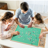 Redipo 1500 Pieces Wooden Jigsaw Puzzle Board with 4 Drawers for Storing Puzzles, 26” x 35” Large Portable Jigsaw Puzzle Table with Puzzle Cover, Non-Slip Plateau Work Surface for Adults and Kids Redipo