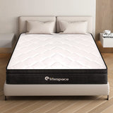 elitespace Queen Mattress,12 Inch Memory Foam Hybrid Mattresses in a Box with Individual Pocket Spring,for Pressure Relief & Motion Isolation Queen Size Mattress,CertiPUR-US. elitespace