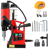 GARVEE Mag Drill Press, 1300W 1.57" Boring Diameter 2922lbf/13000N Electric Magnetic Drill with with Twist Drill Chuck for Industrial Home Improvement Power Magnetic Drill Presses Garvee